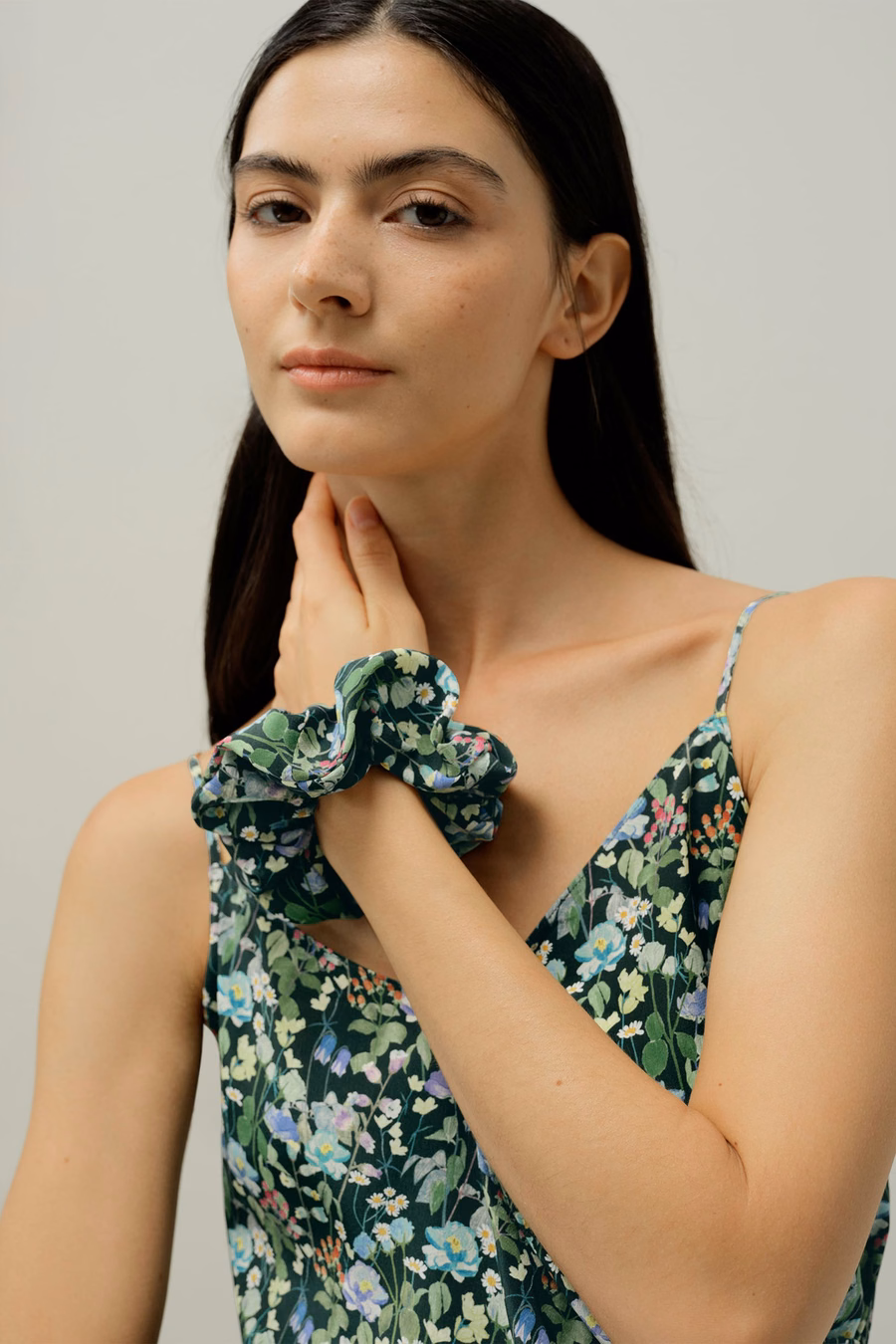 Floral Scrunchie Set - Aus Liberty-Stoff gefertigt