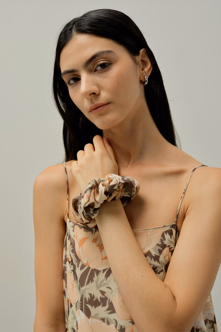 Poppy Bloom Scrunchies - Aus Liberty-Stoff gefertigt