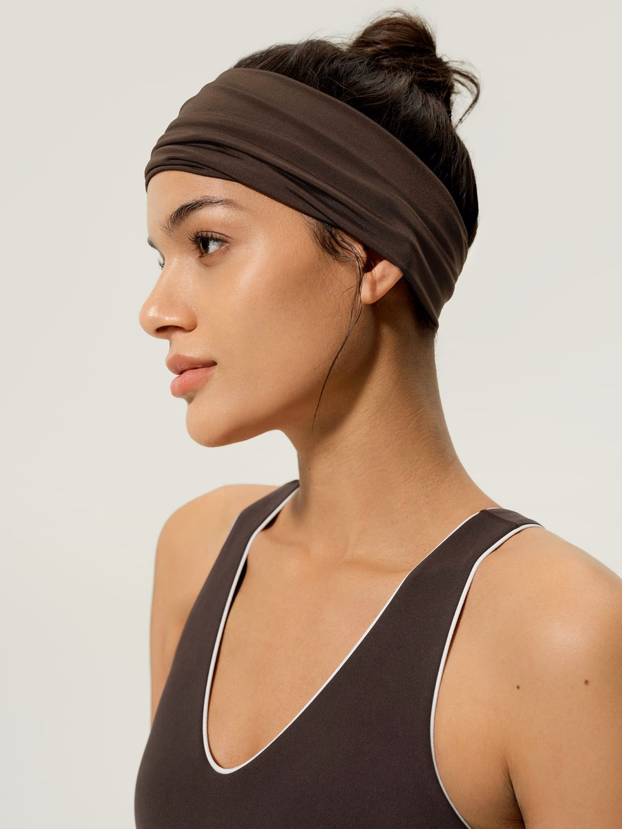 Breite Seiden-Breeze-Jersey-Haarband