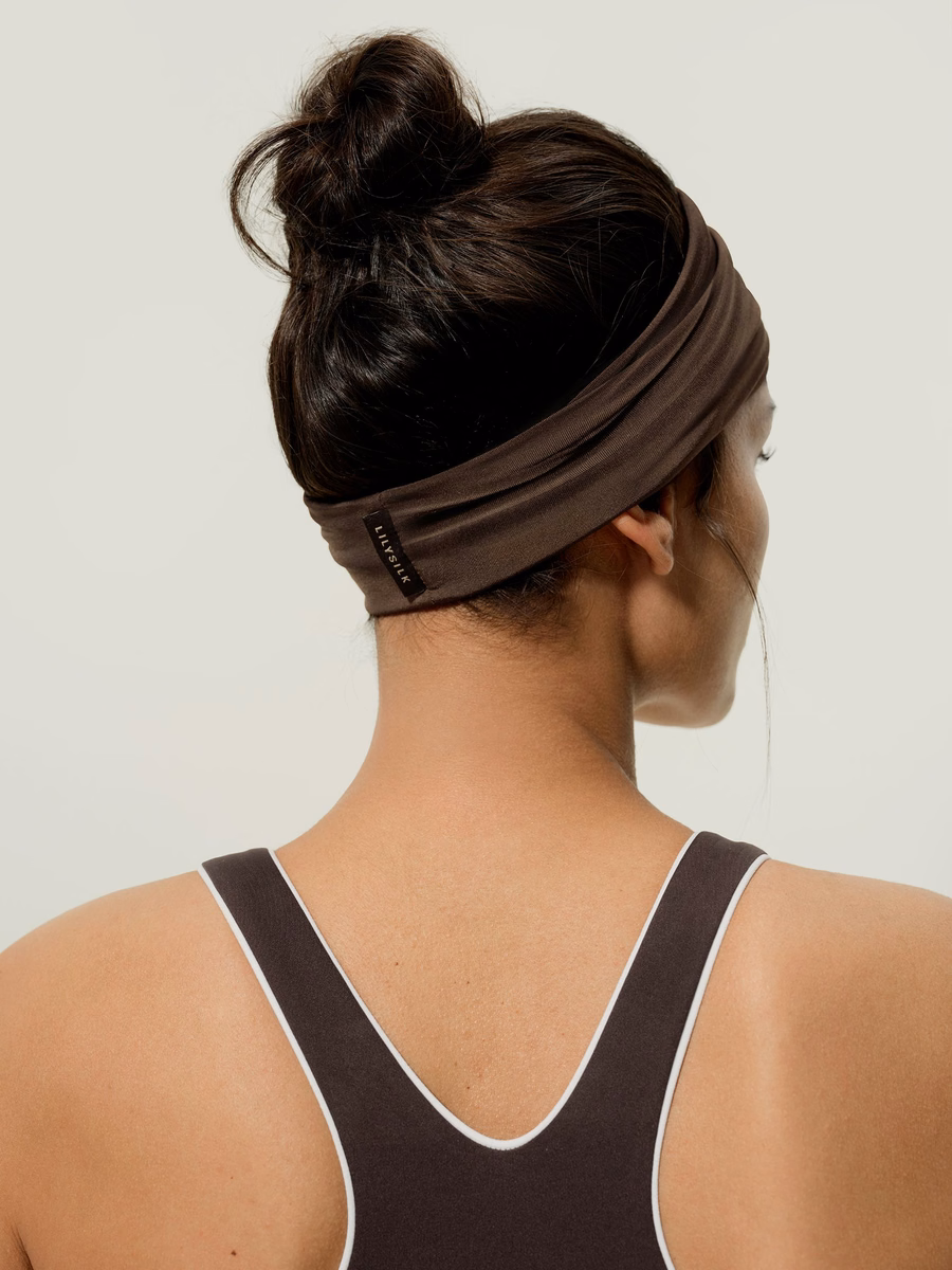 Breite Seiden-Breeze-Jersey-Haarband