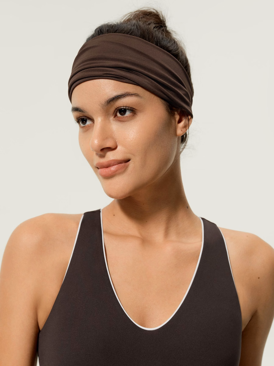 Breite Seiden-Breeze-Jersey-Haarband