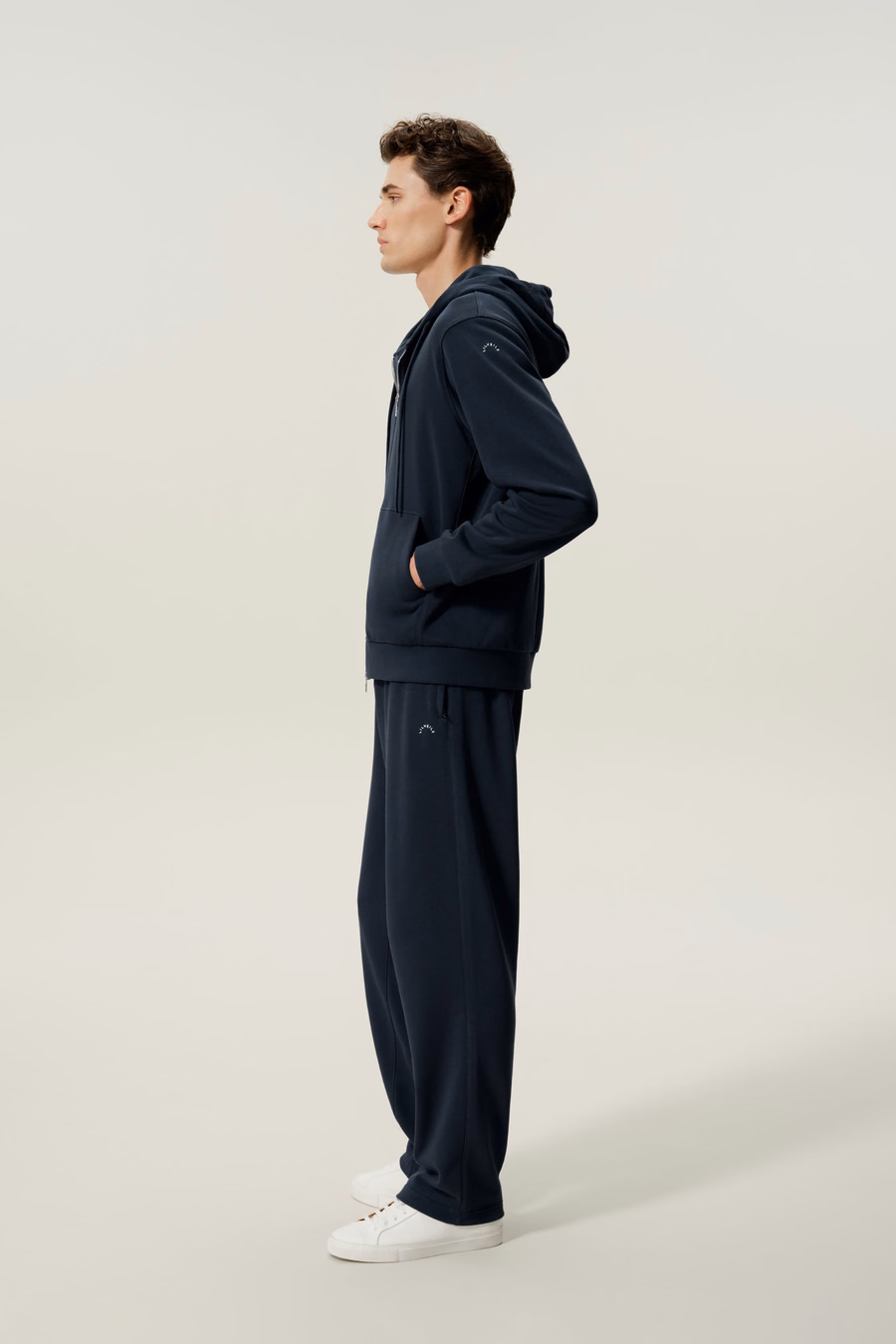 Silkerry Herren Zip-Up Kapuzenpullover