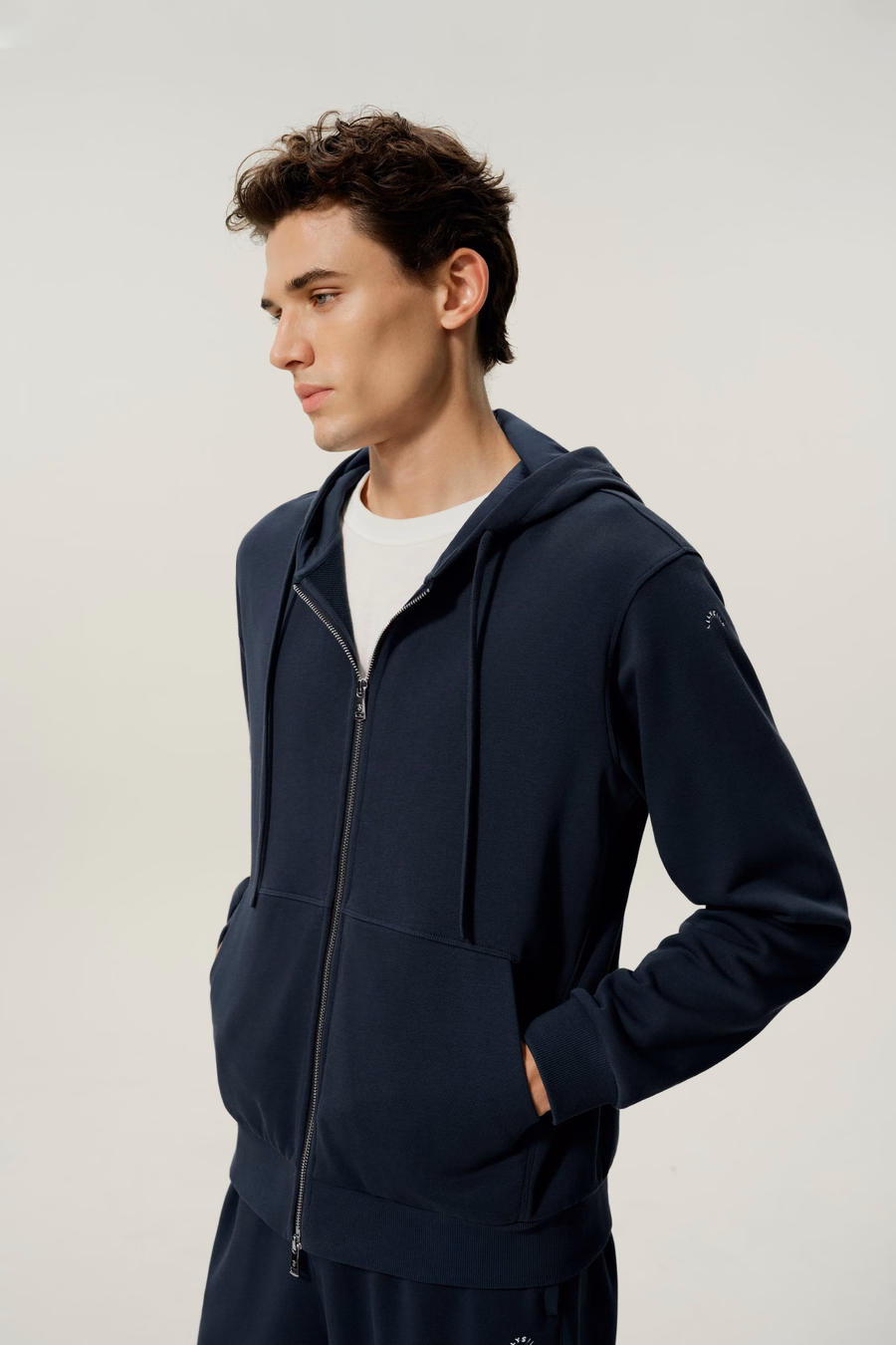 Silkerry Herren Zip-Up Kapuzenpullover
