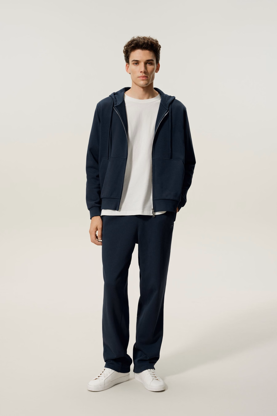 Silkerry Herren Zip-Up Kapuzenpullover