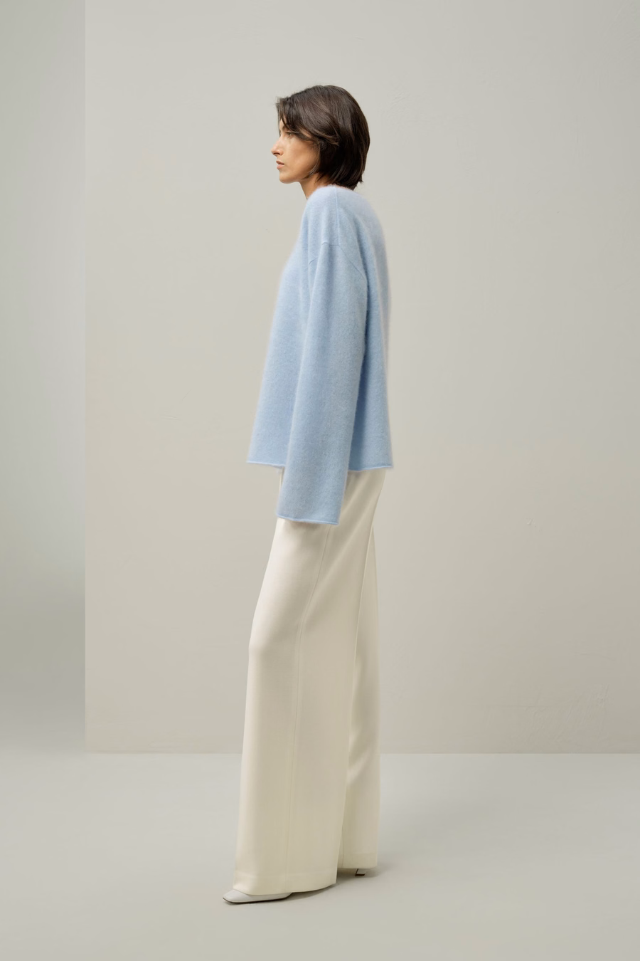 Boot-Ausschnitt Kaschmirpullover