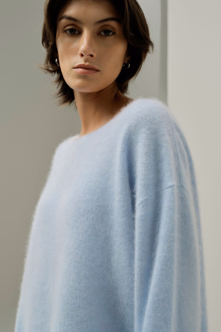 Boot-Ausschnitt Kaschmirpullover