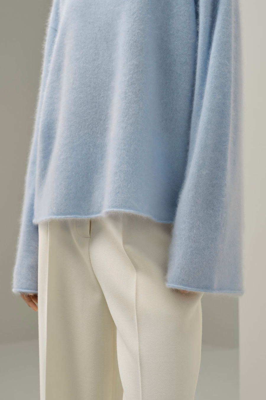 Boot-Ausschnitt Kaschmirpullover