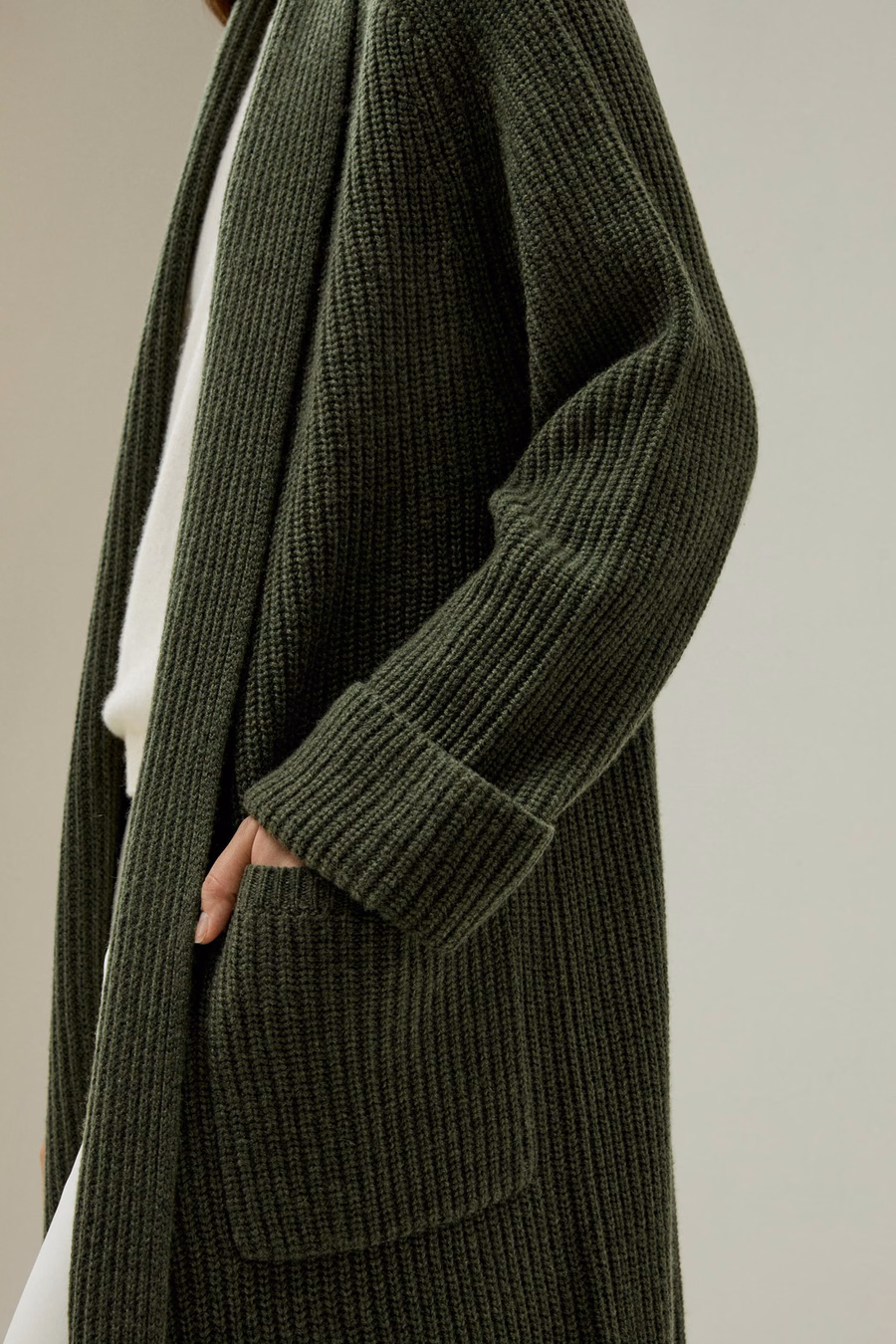 LILYSILK X LYDIA MILLEN 'Immergrün' Cardigan