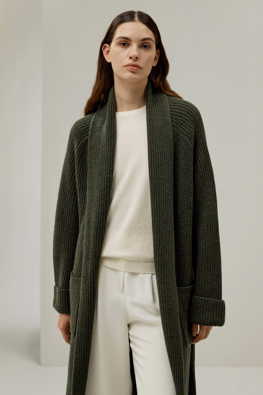LILYSILK X LYDIA MILLEN 'Immergrün' Cardigan