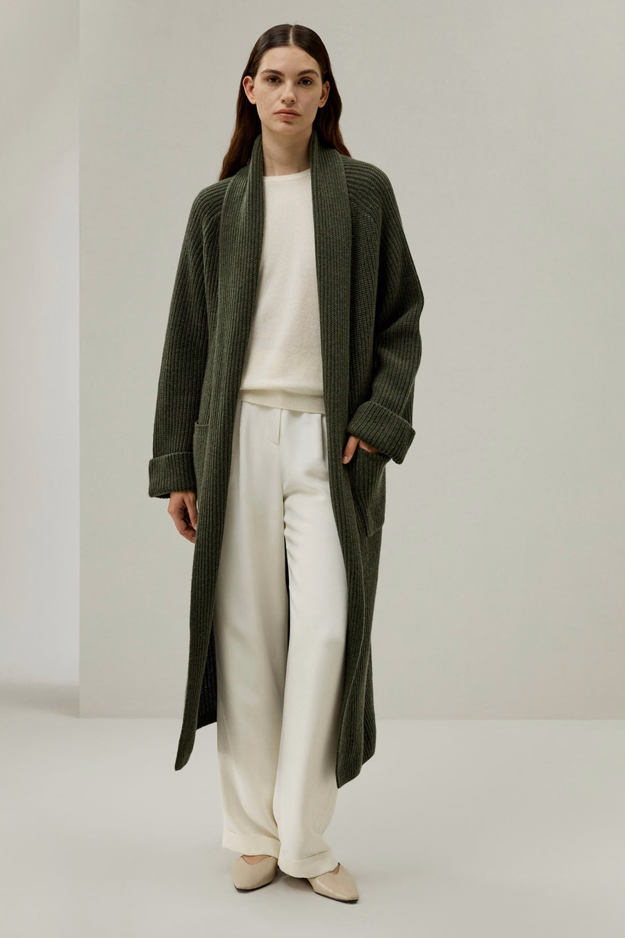 LILYSILK X LYDIA MILLEN 'Immergrün' Cardigan