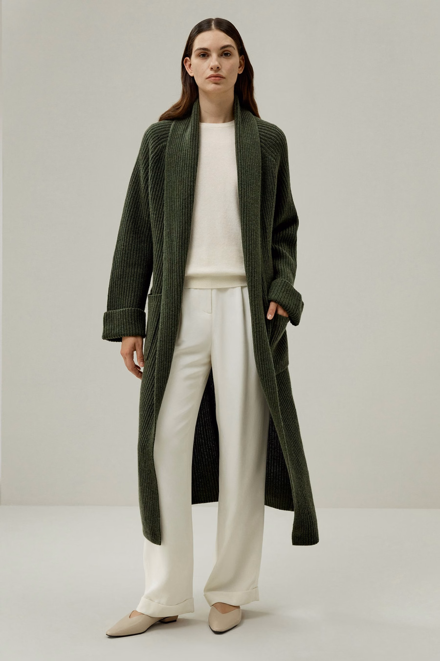 LILYSILK X LYDIA MILLEN 'Immergrün' Cardigan
