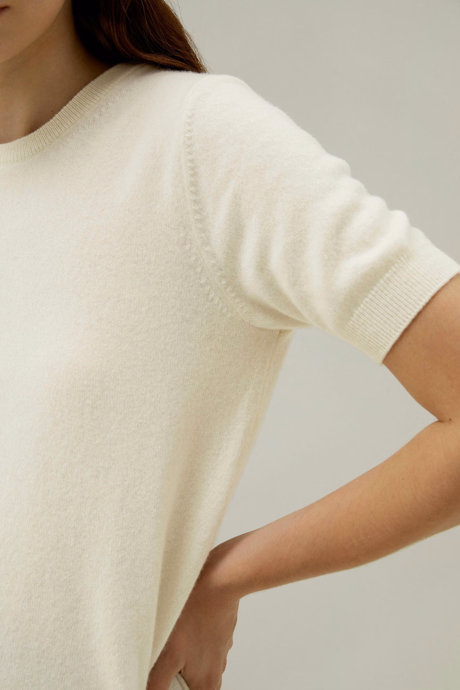 Rundhals Basic Strickoberteil