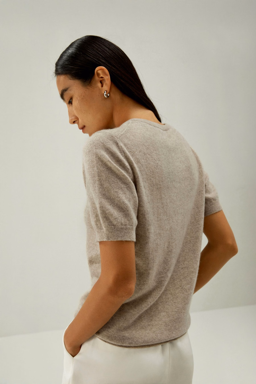 Rundhals Basic Strickoberteil