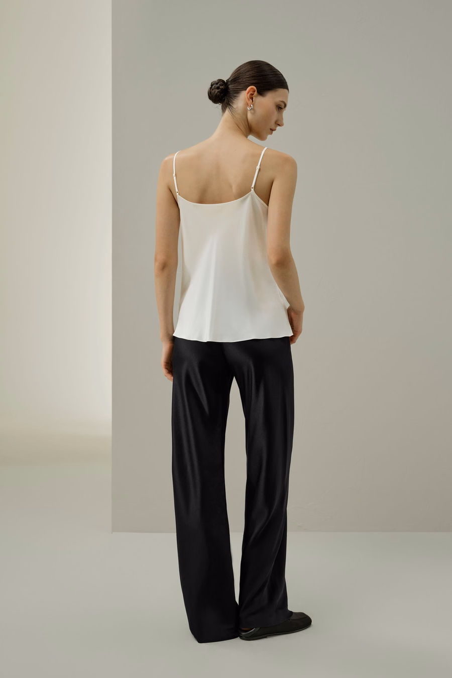 Spitzenbesetzte Seiden-Camisole