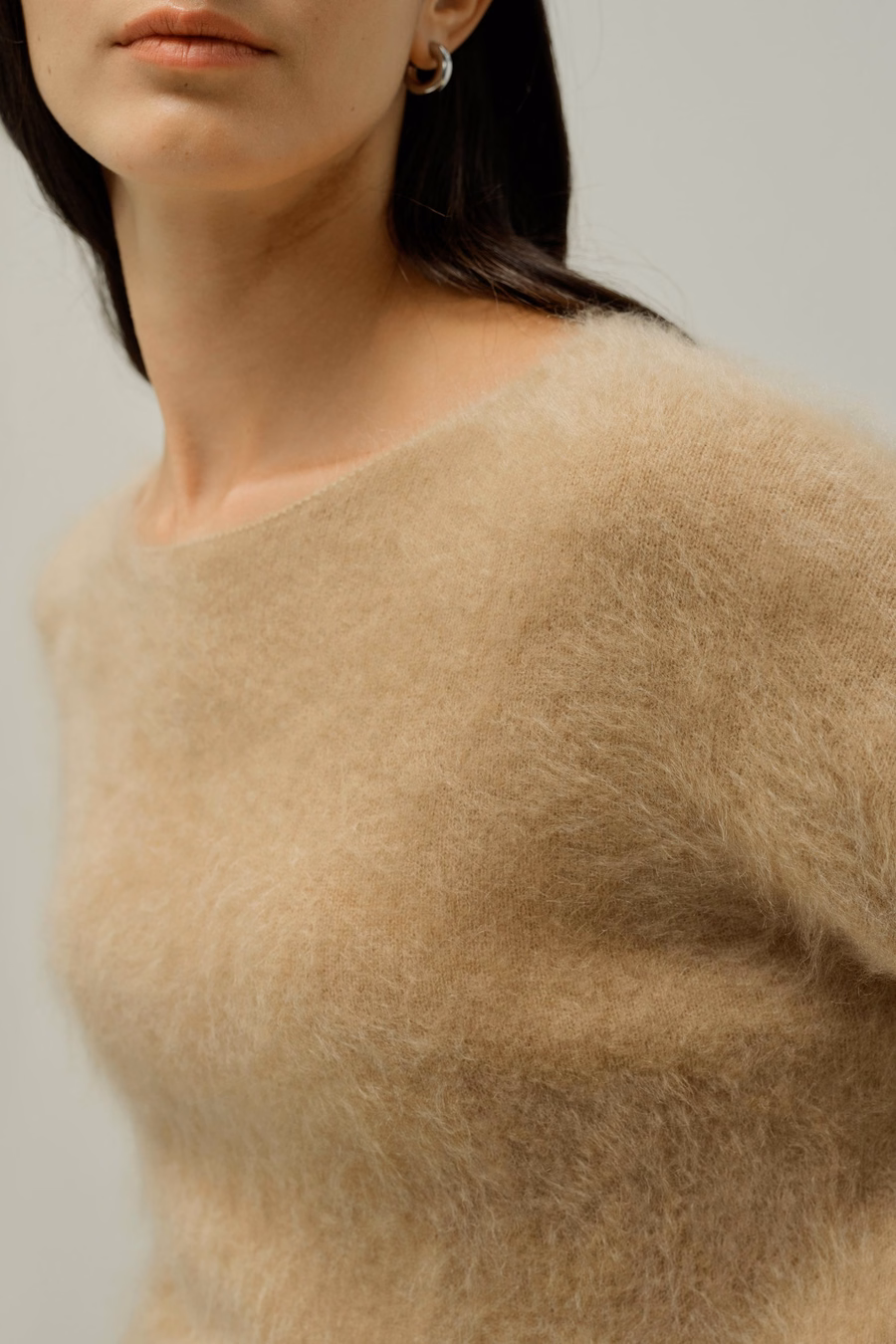 Boot-Ausschnitt Kaschmirpullover