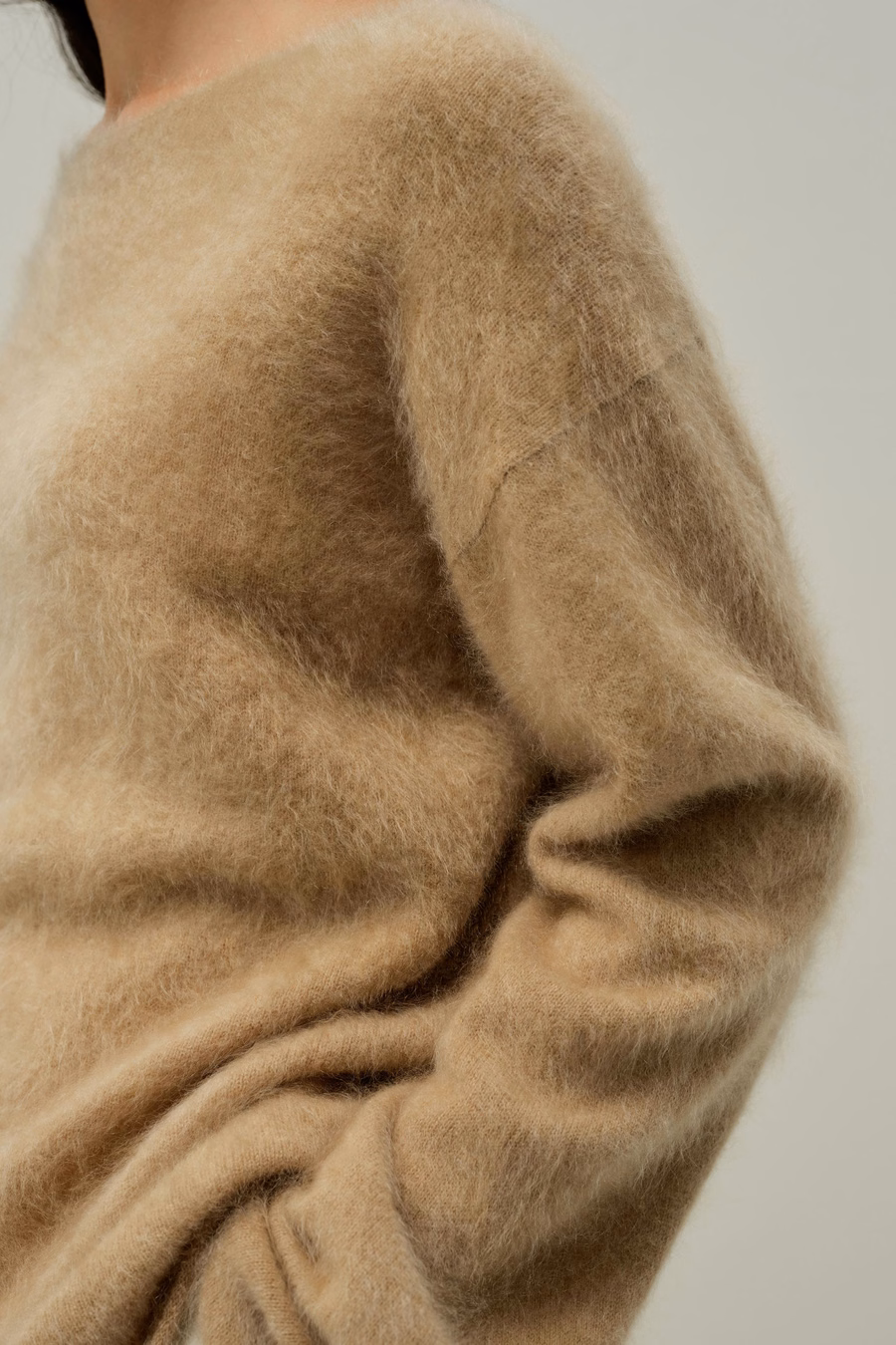 Boot-Ausschnitt Kaschmirpullover