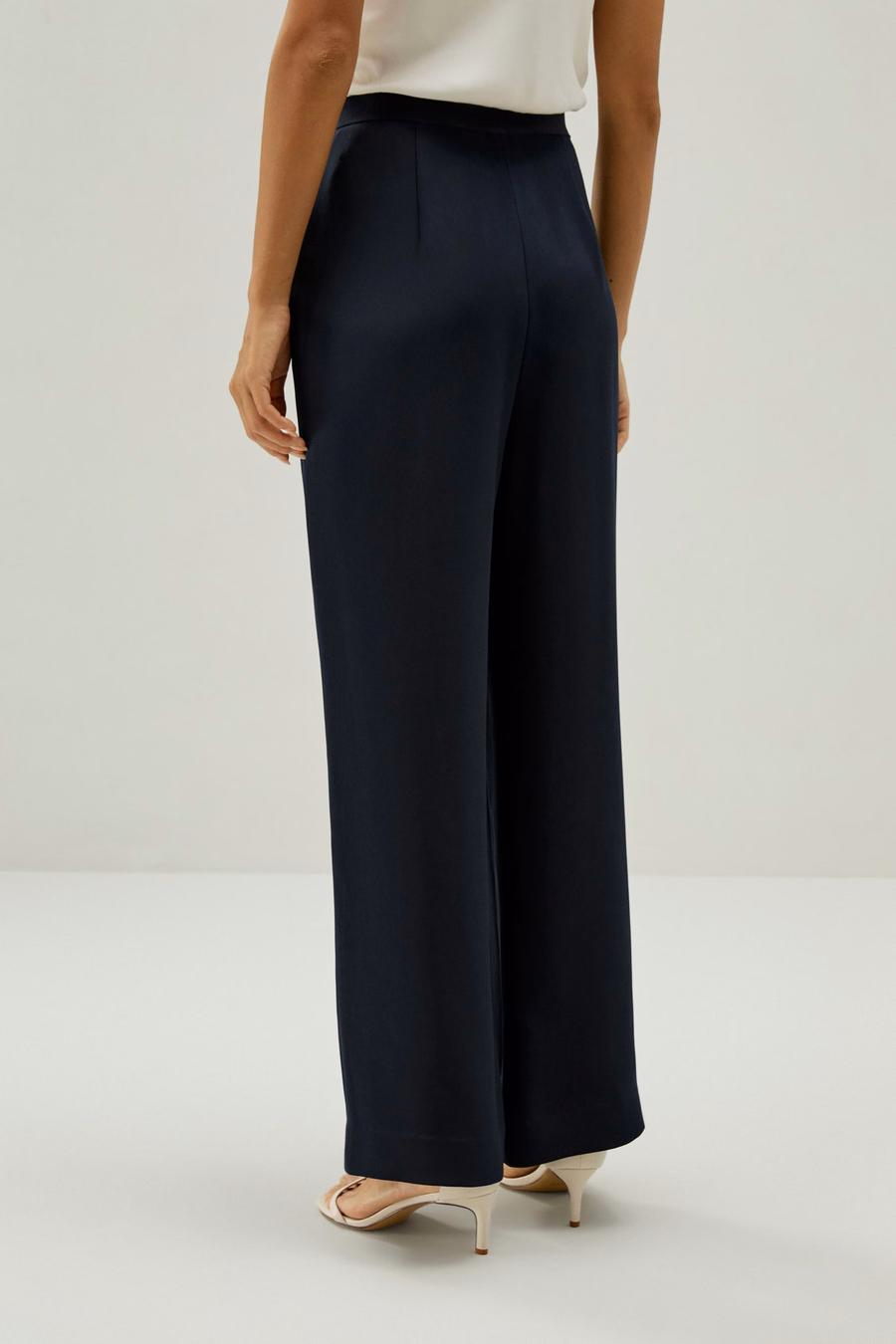 Nautisch inspirierte, cropped Hosen