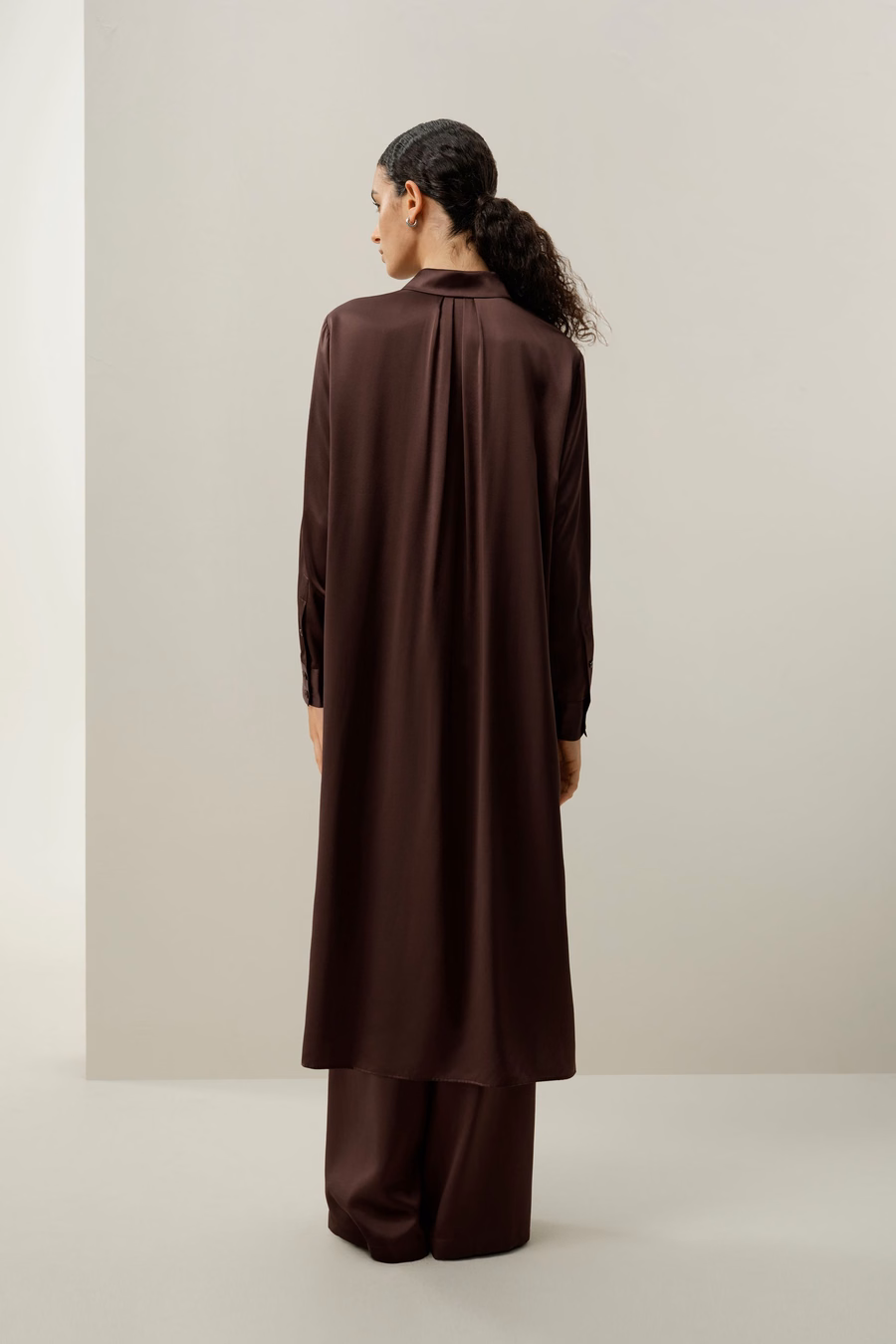 Seidencharmeuse Weite Hose