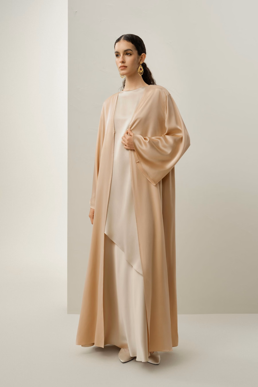Seiden-Chambray Abaya