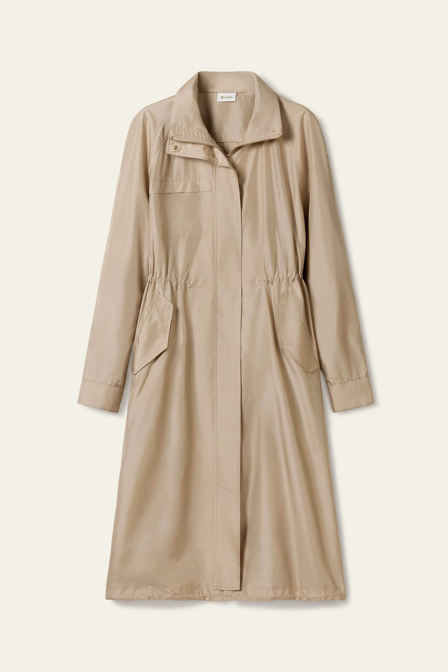 Seiden-Taffeta wasserabweisender Urban Coat