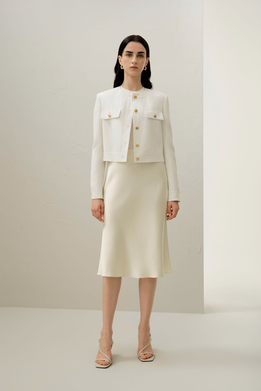 Mara Jacke aus Seiden-Leinen