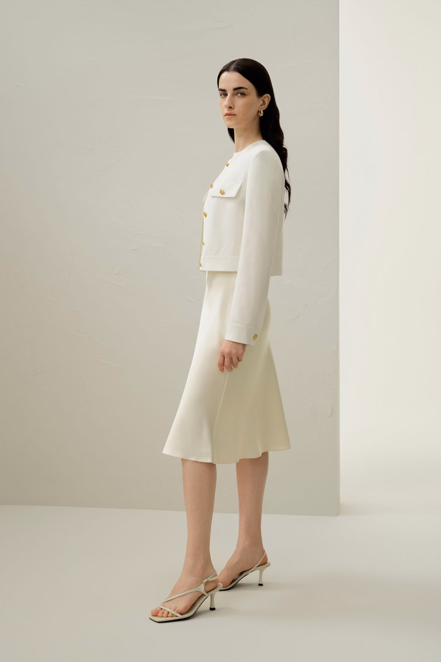 Mara Jacke aus Seiden-Leinen