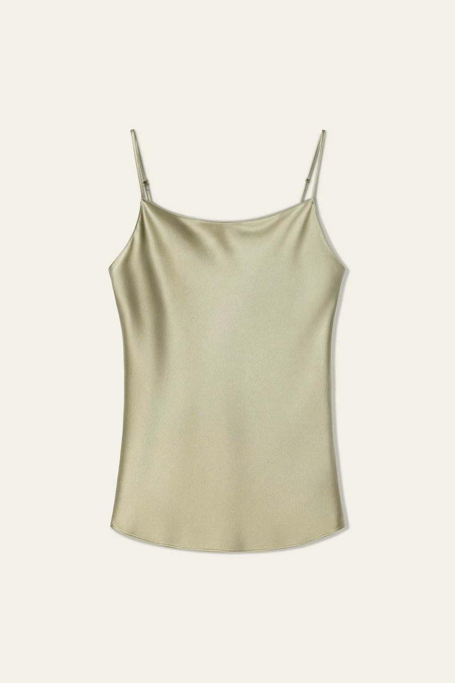 Double-Faced Silk Charmeuse Bias Cami