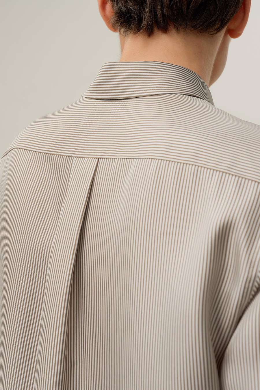 Double-Sided Print Classic Silk Shirt