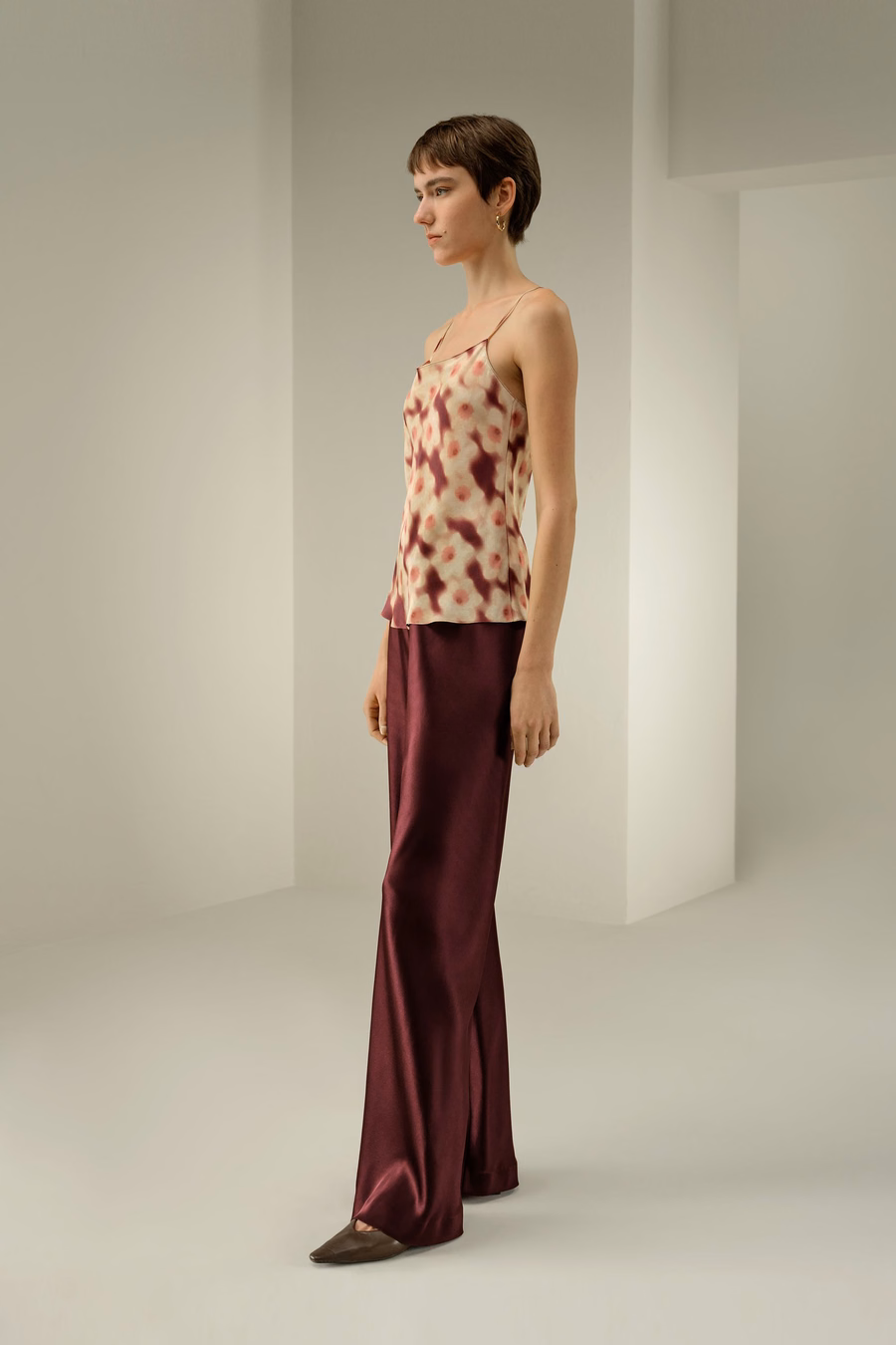 Daffodil Bloom Silk Camisole – Made with Liberty Fabric