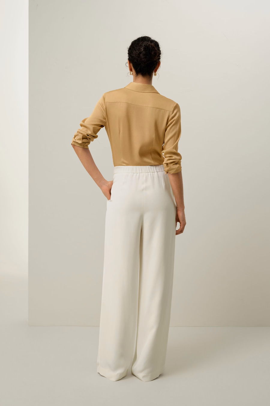 Stretch Double Georgette Shirt