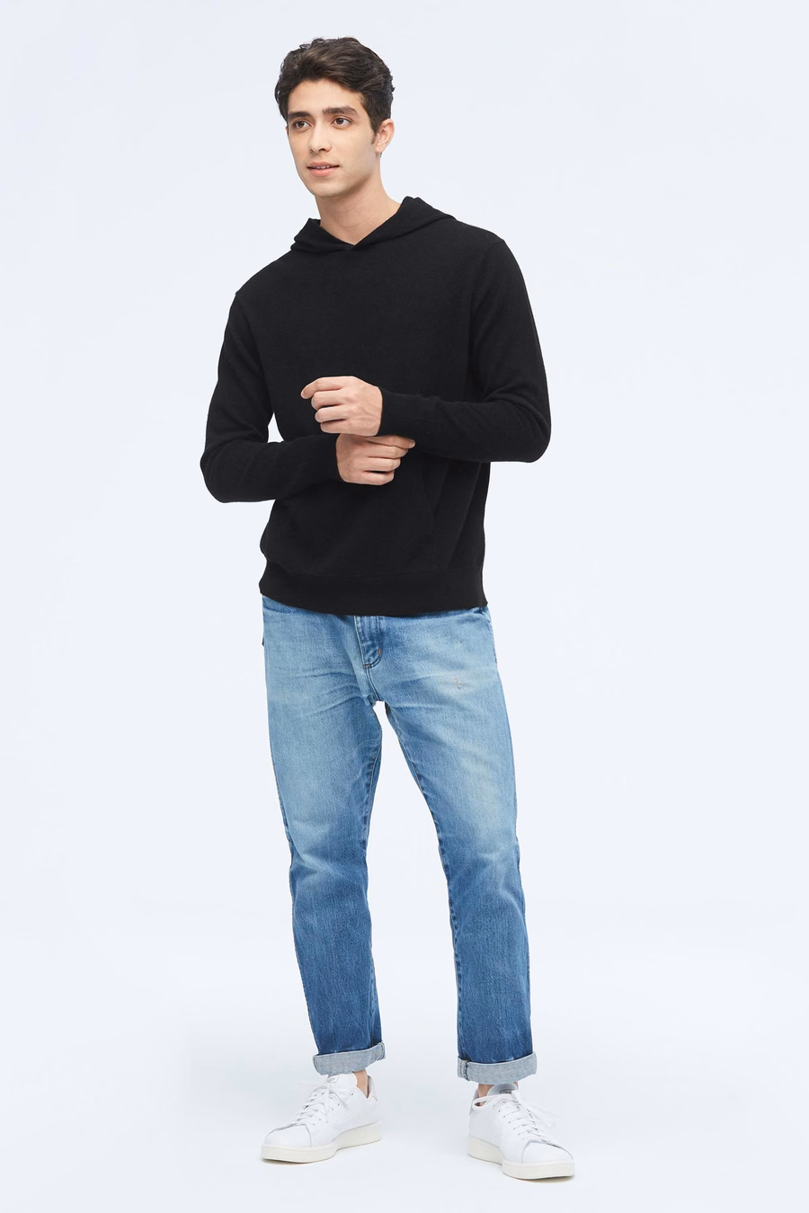 Cashmere Pullover Hoodie für Männer