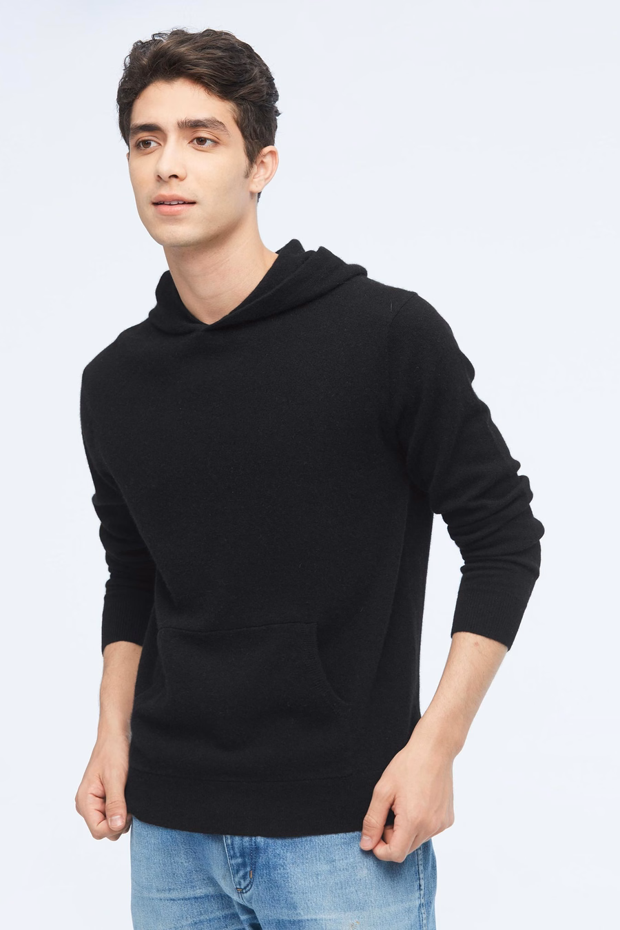 Cashmere Pullover Hoodie für Männer