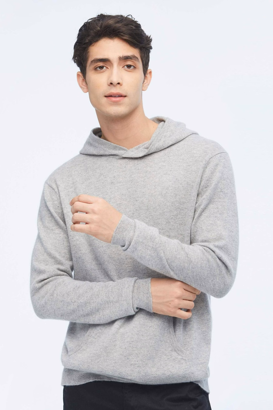 Cashmere Pullover Hoodie für Männer