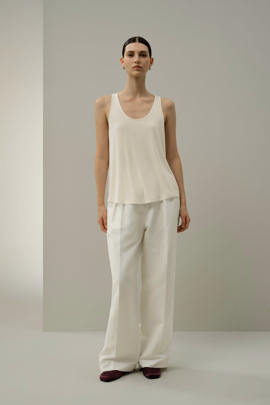 Seiden-Breeze-Jersey Scoop Tanktop