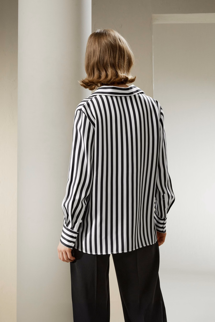 Amalfi Stripe Seidenhemd
