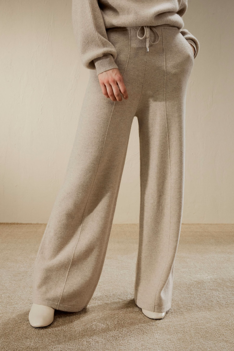 Flüssige Kaschmir-Sweatpants