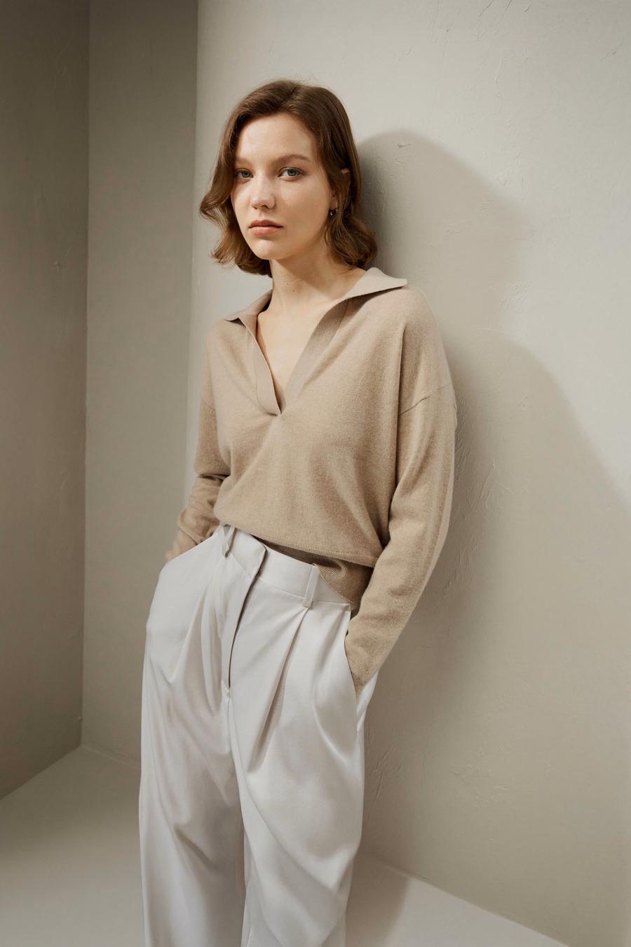 Kaschmir Poloshirt