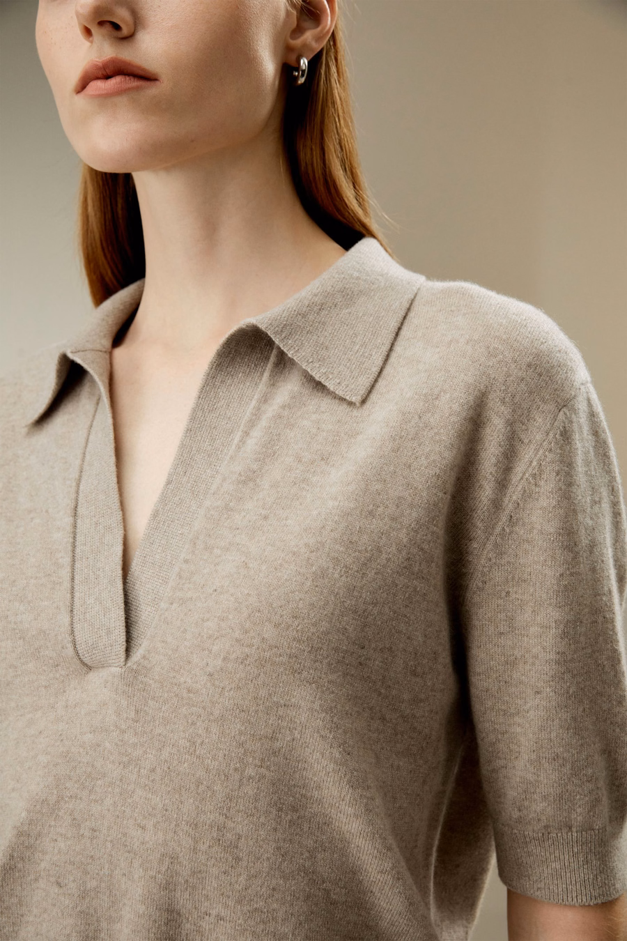 Baby Cashmere Poloshirt