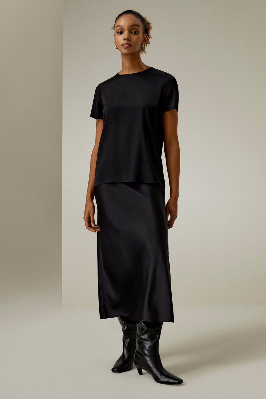 Basic Seiden-T-Shirt