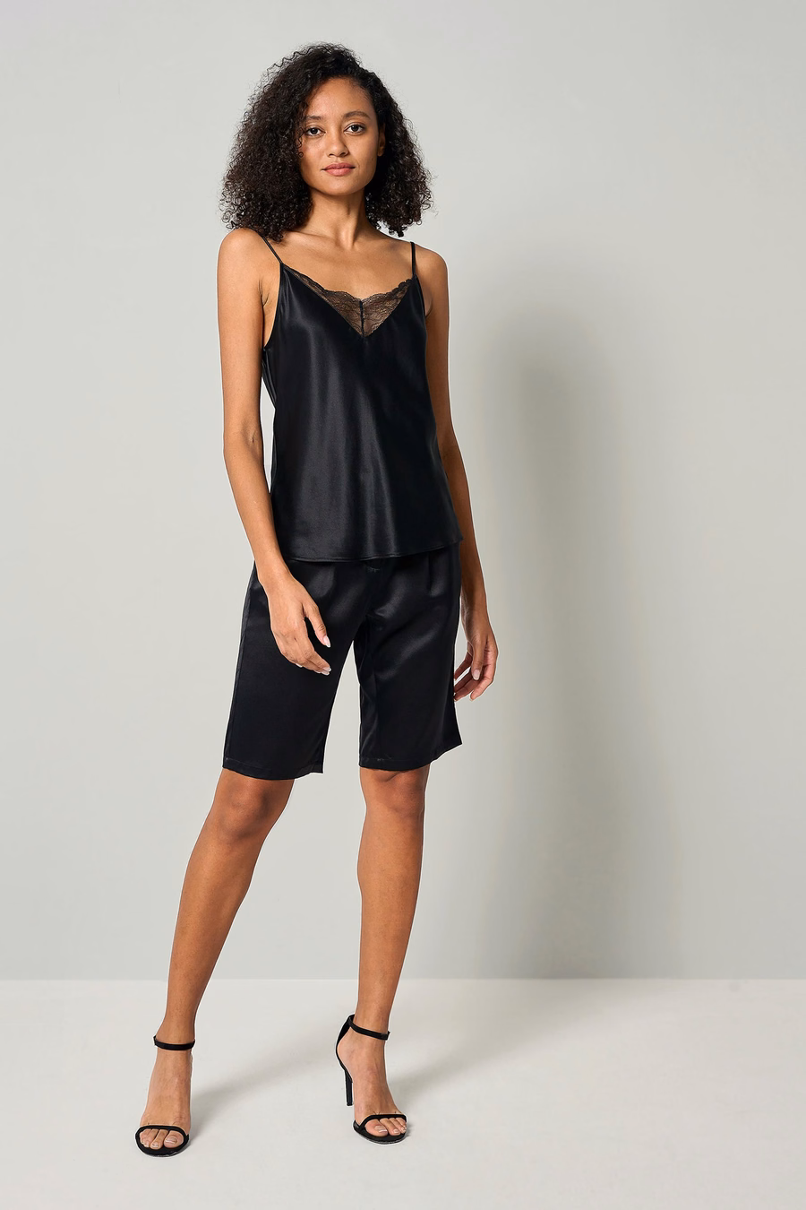 Lace Silk 2 In 1 Cami