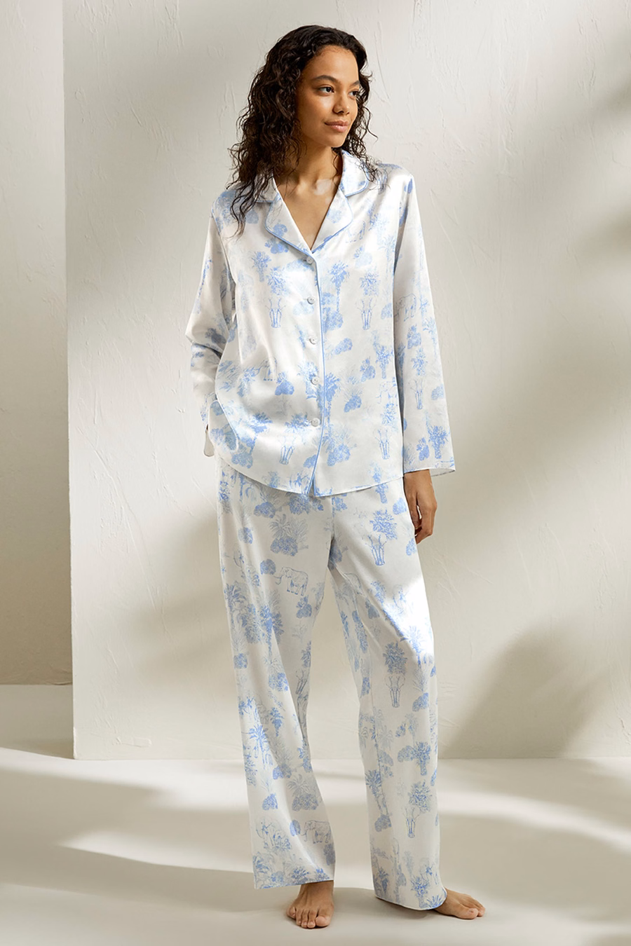 La Terra Long Pajama Set