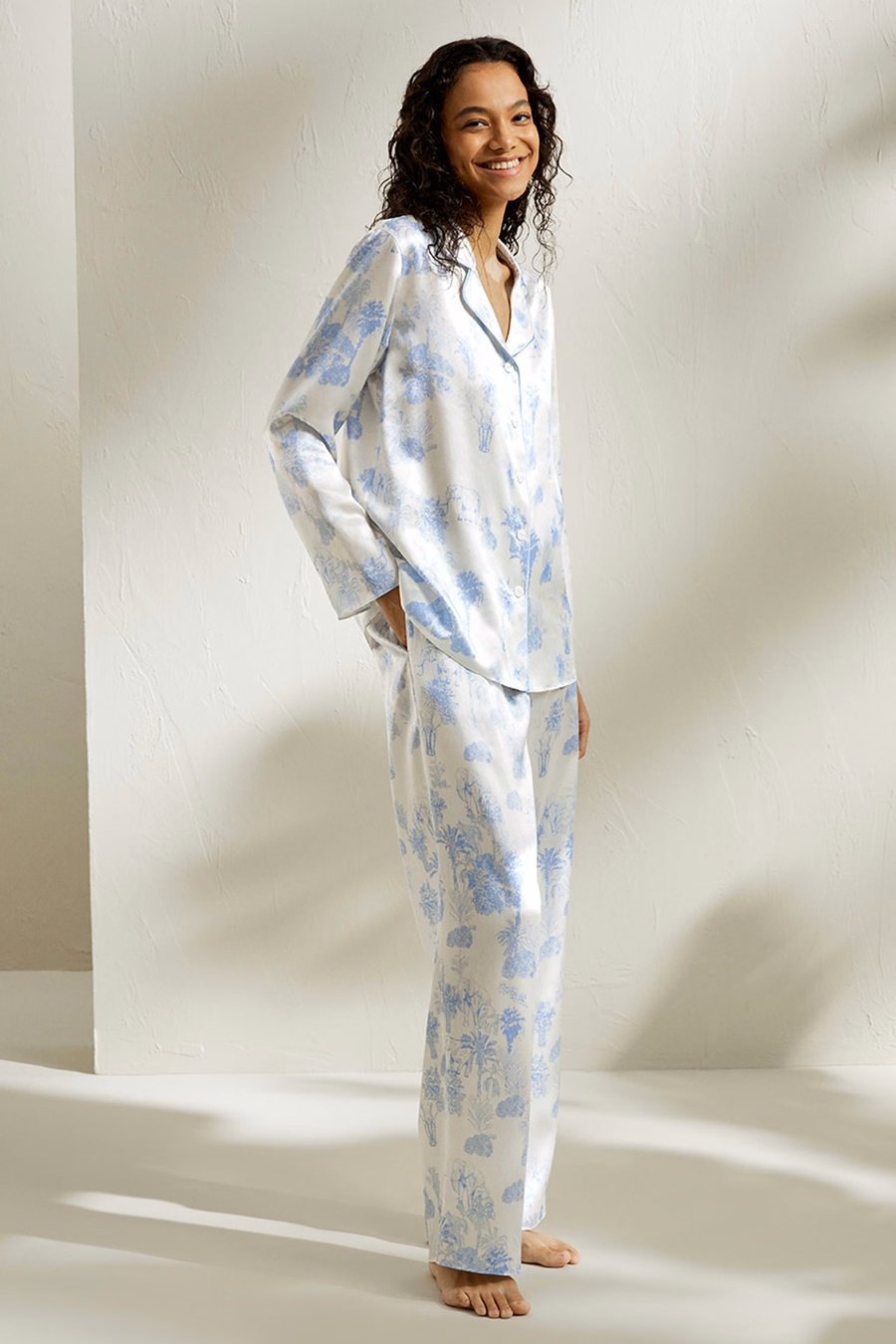 La Terra Long Pajama Set
