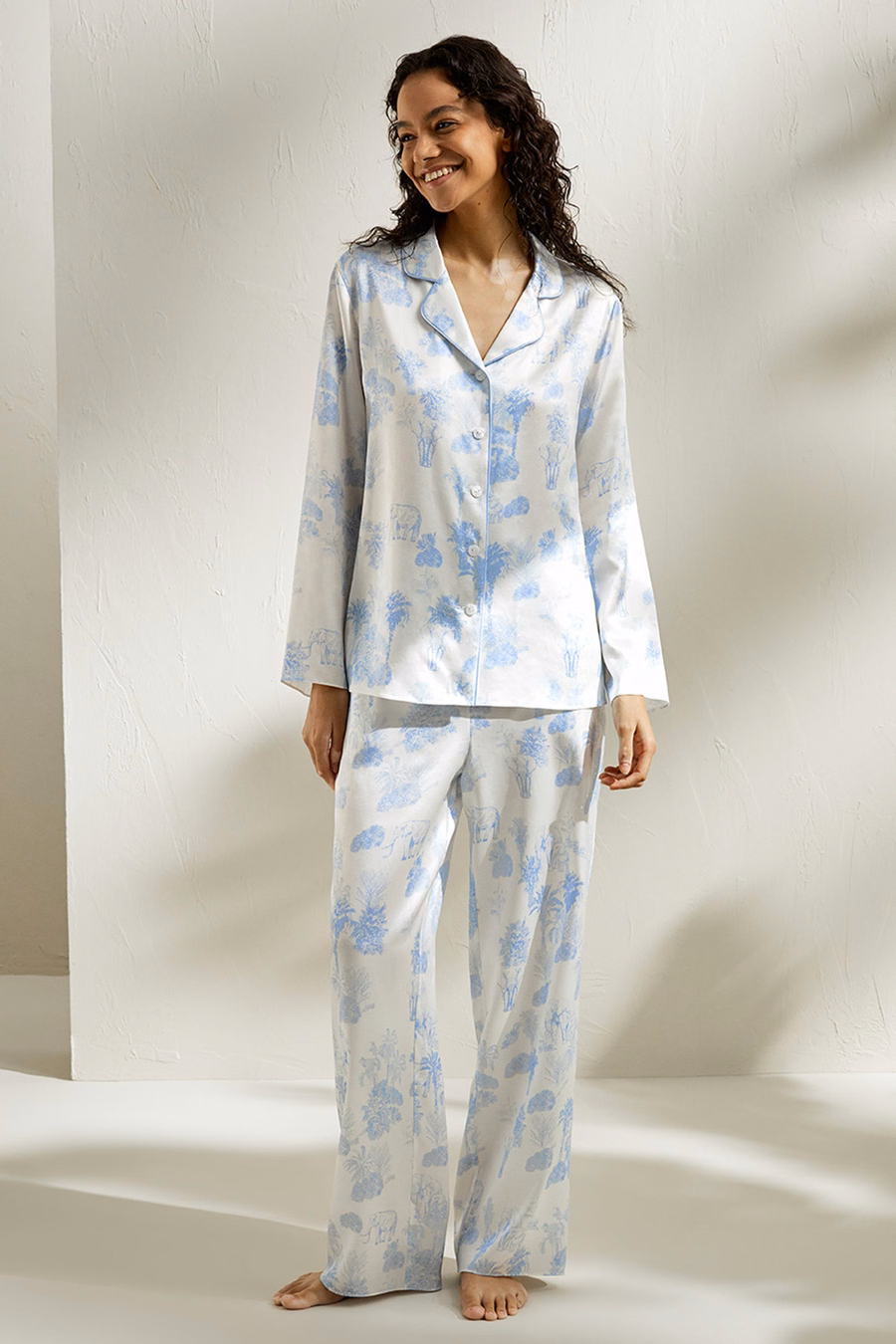 La Terra Long Pajama Set