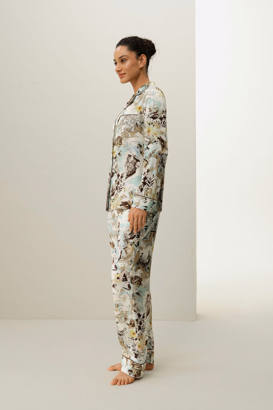 Wassermann Zodiac Klassiker Seiden-Pyjama-Set