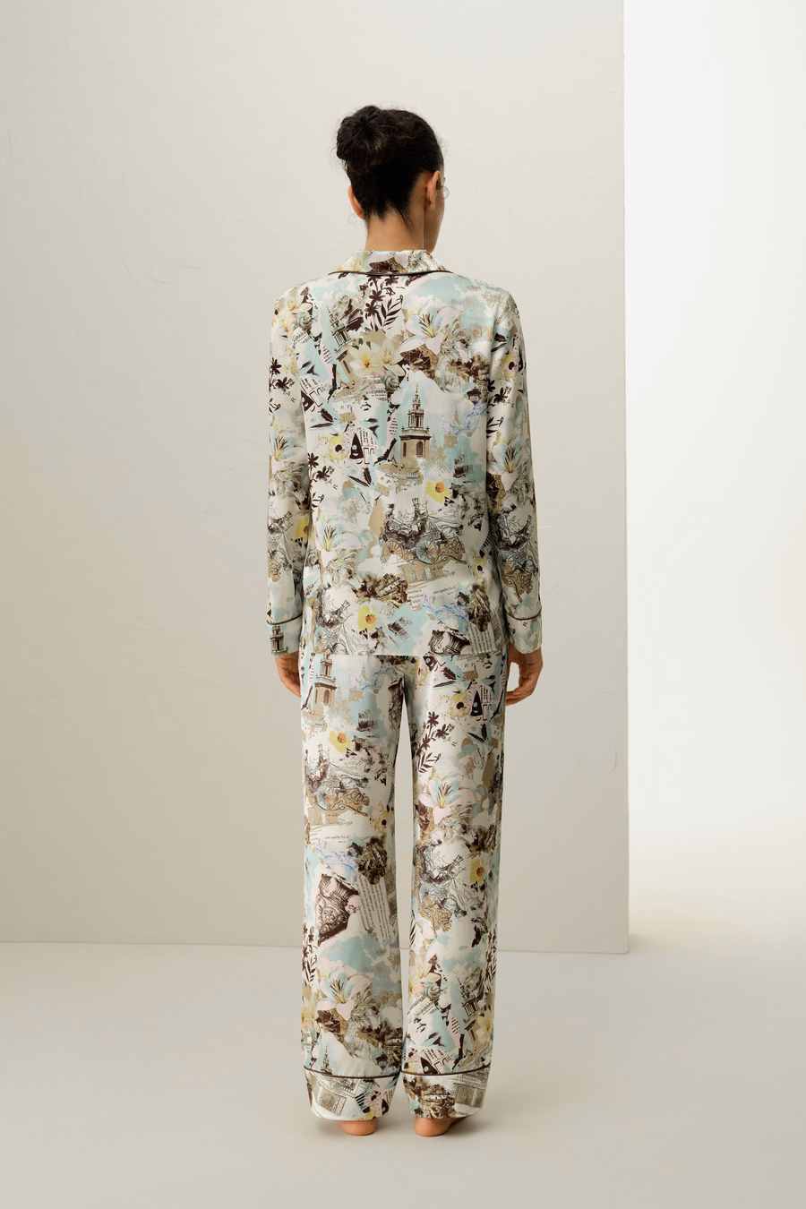 Wassermann Zodiac Klassiker Seiden-Pyjama-Set