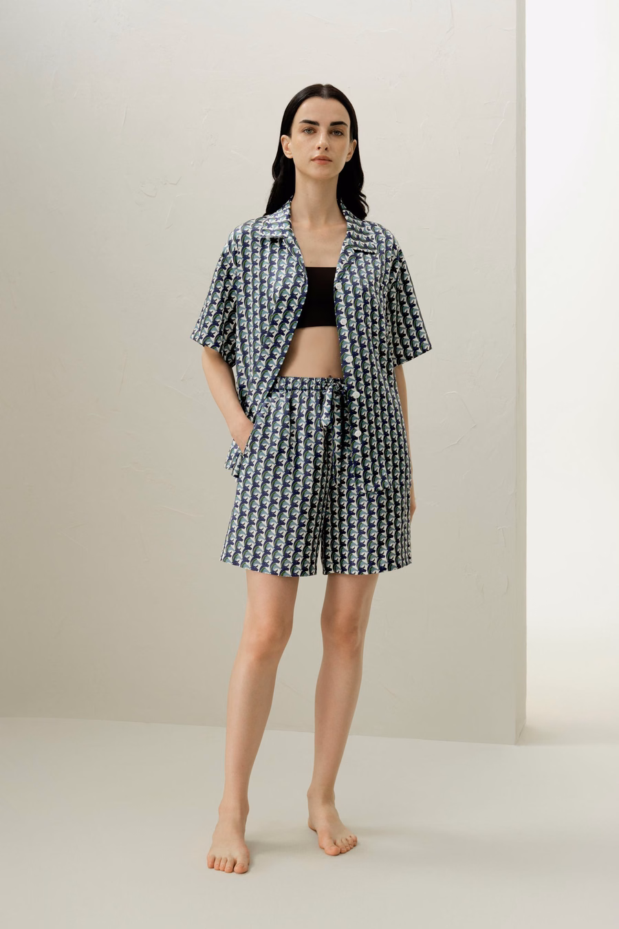 Taurus Zodiac Silk Pajama Short Set