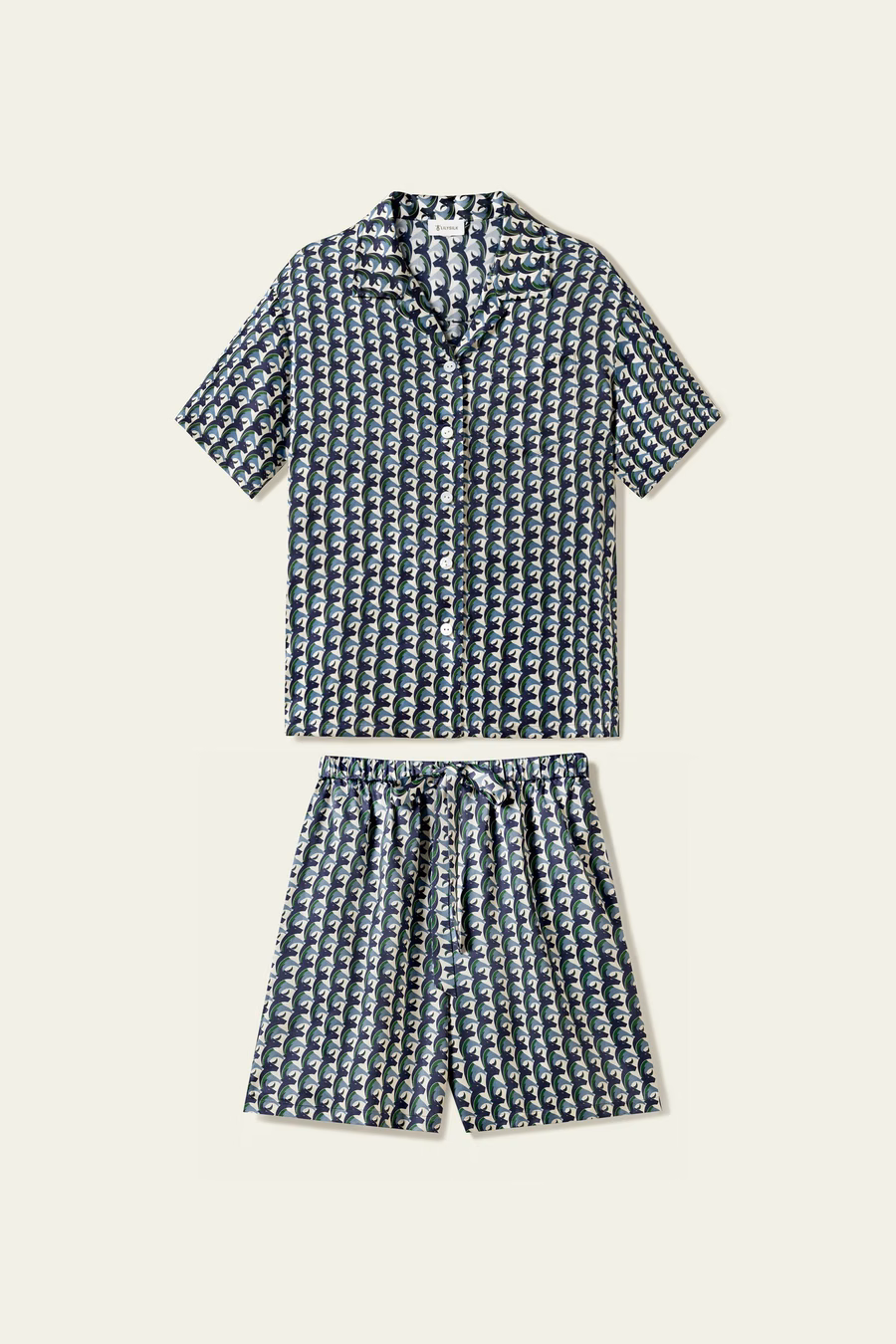 Taurus Zodiac Silk Pajama Short Set