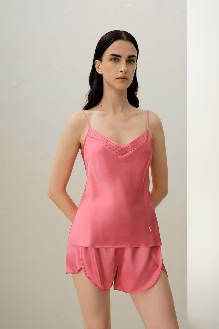 Hopes Kurzes Seiden-Camisole-Set
