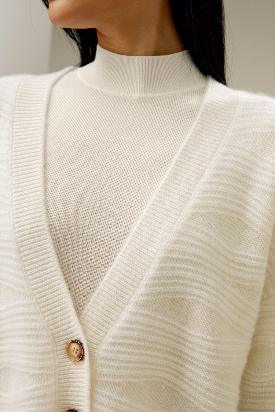 Wasserwellen Cashmere Cardigan