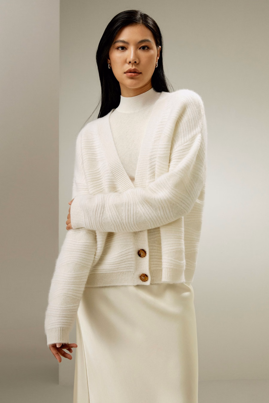 Wasserwellen Cashmere Cardigan